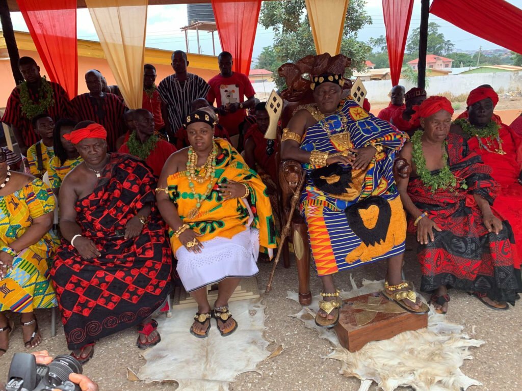 African American queen in Ghana